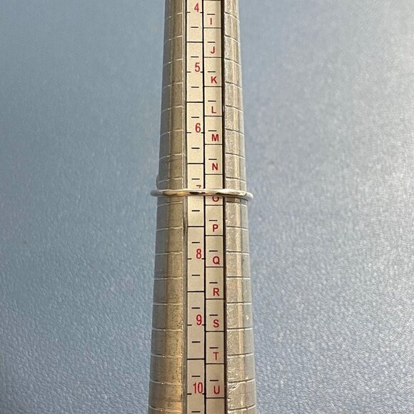 Sterling Silver 925 Turquoise Cabochon Kitty Cat Bypass Style Band Ring Sz 7 - Picture 9 of 16